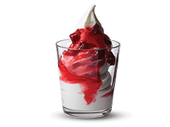strawberry sundae